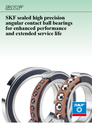 Łożyska,kulkowe,,skośne,uszczelnione,SKF,precyzyjne